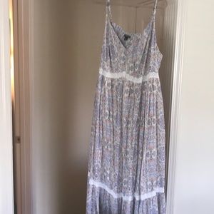 Torrid maxi dress with lining layer